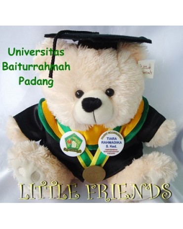 Boneka Wisuda Universitas Baiturrahmah Padang - Kedoteran (30 cm)